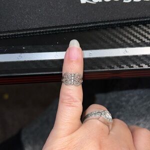 Sterling silver baby ring